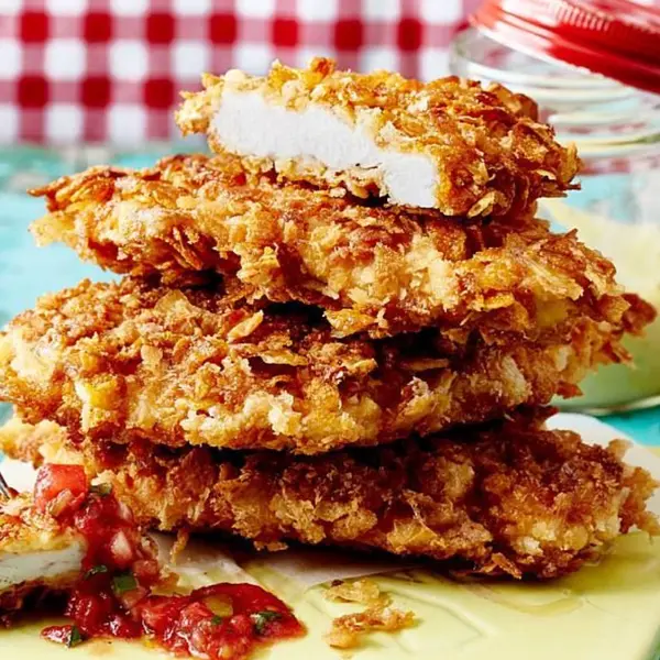 beyoglu-coffee-cake - Crispy schnitzel mit pommes