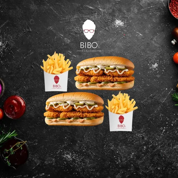 bibos-kitchen - 2 crunchy chicken 🌶 + 2 fries