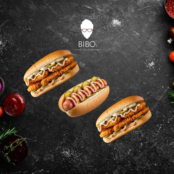 bibos-kitchen - 2 Chicken crunchy🌶 + 1 special hotdog