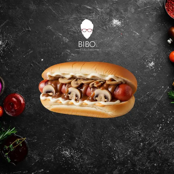 bibos-kitchen - Cheesy hotdog mushroom