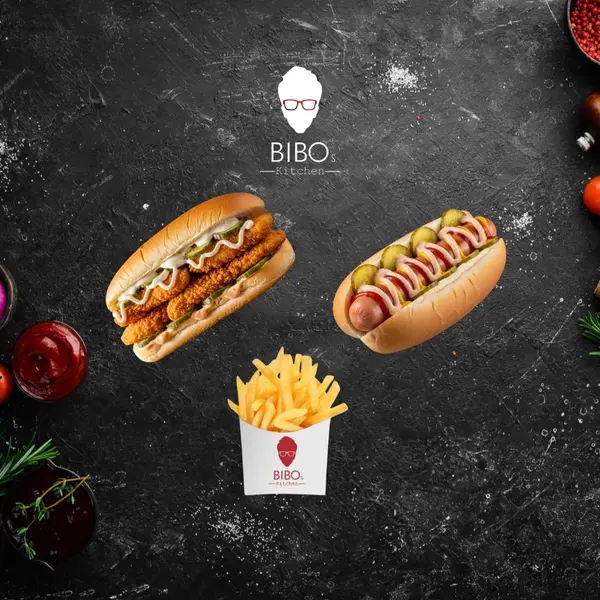 bibos-kitchen - 1 chicken crunchy🌶 + 1 hotdog + 1 fries