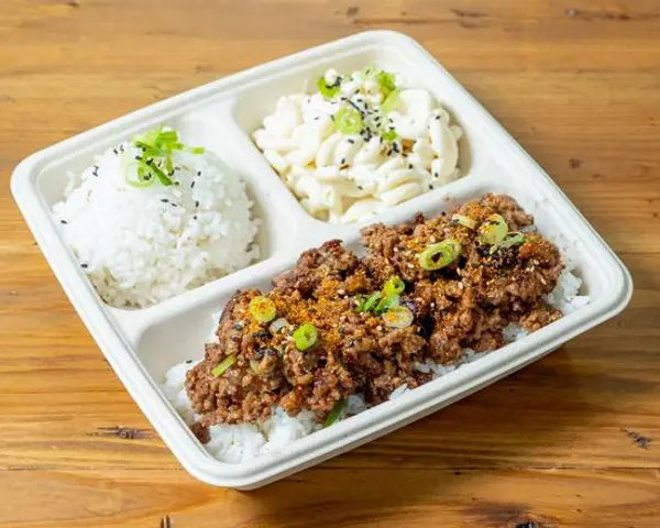 big-daddys-hawaiian-bbq - Spicy Impossible Beef Plate