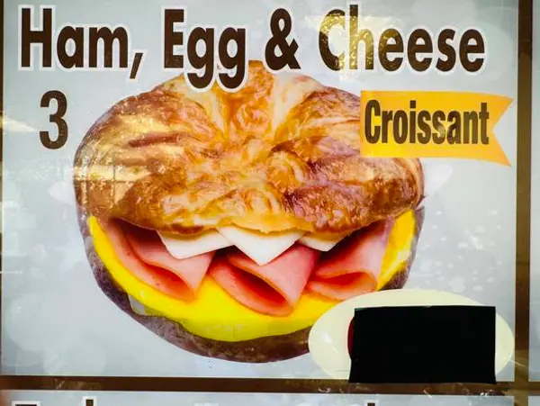 big-jims-donuts - 3 Ham, Egg & Cheese Croissant