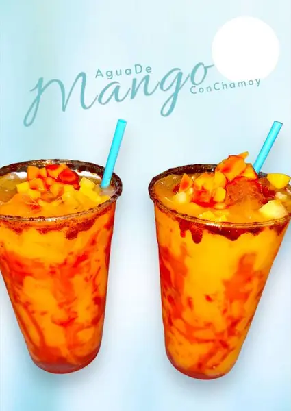 birrieria-becerrito - Agua De Mango Con Chamoy