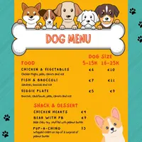 bistro-240 - Dog Menu