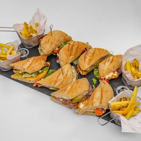 bite-factory - Sharing platter for four, served with a selection of sandwiches