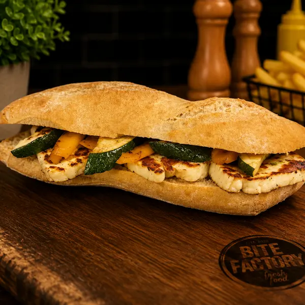 bite-factory - Halloumi & Roasted Veg Sandwich
