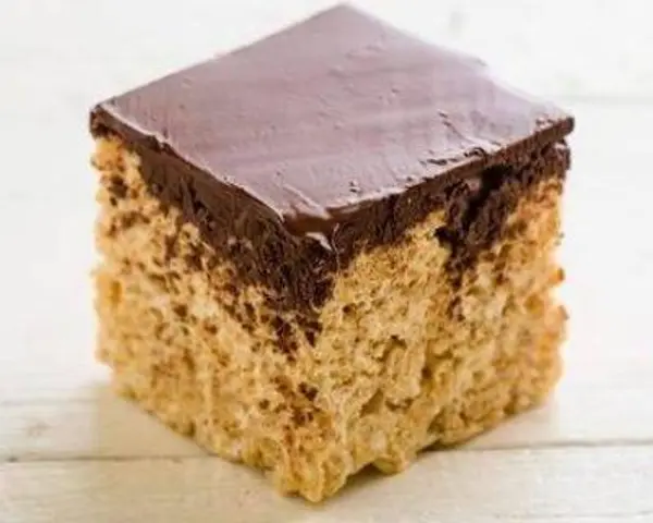 bite-me-sandwiches - Rice Krispy Treat topped with Chocolate 