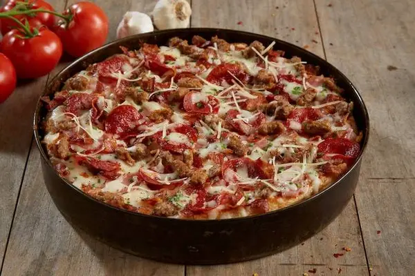 bjs-restaurant-brewhouse - Gourmet Five Meat Pizza - Large