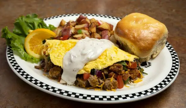 black-bear-diner - Chicken Fried Steak Omelette