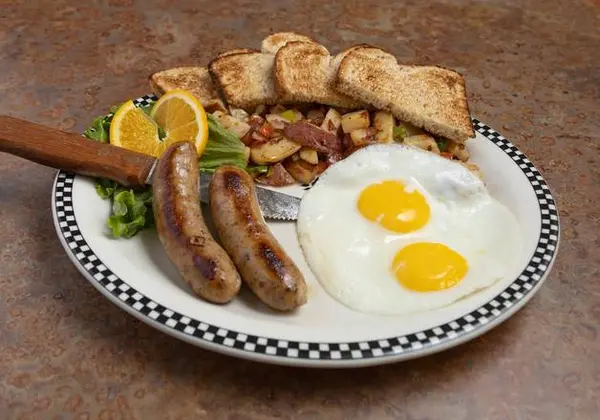 black-bear-diner - Chicken Sausage Link & Eggs