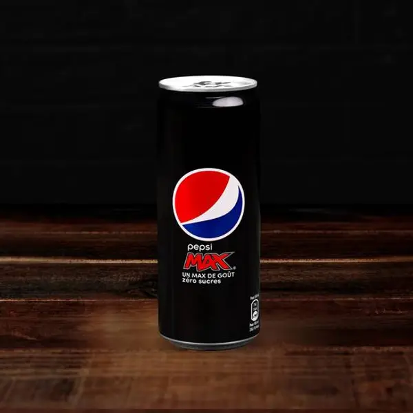 black-white-burger-chatelet - Pepsi Max 33cl ⚫