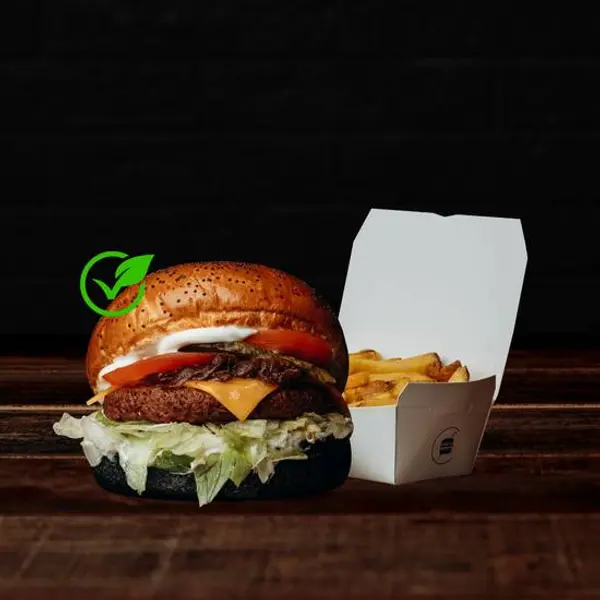 black-white-burger-chatelet - Menu Black Garden 🌱