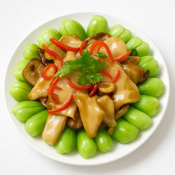 bleumoon-restaurant - BÀO NGƯ CẢI THÌA SỐT DẦU HÀO