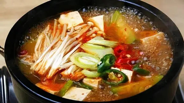 blue-house-korean-bbq - Korean Soybean Paste Soup