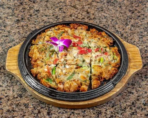 blue-house-korean-bbq - Seafood Pancake