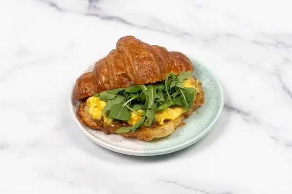 bluestone-lane-coffee - Egg & Cheese w/ Greens Croissant