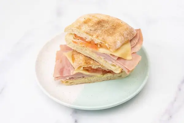 bluestone-lane-coffee - Ham, Tomato & Cheese Toastie