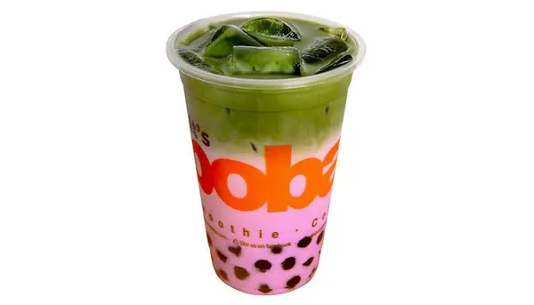 boba-time - Rose Matcha Milk Tea