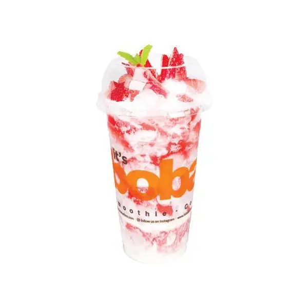 boba-time - Strawberry Cream Slush