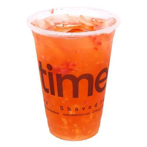 boba-time - Peach Strawberry Fruit Tea