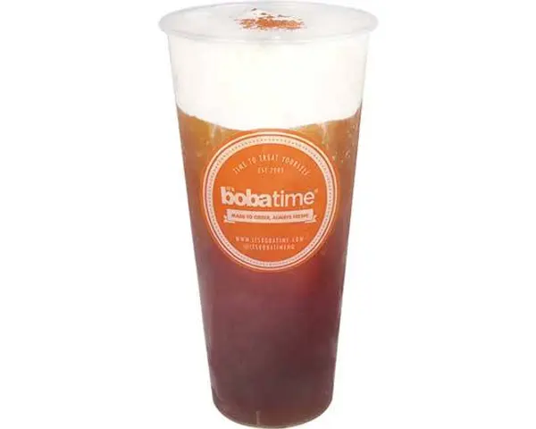 boba-time - Milk Foam Black Tea