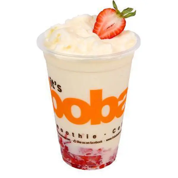 boba-time - Coconut Strawberry Smoothie