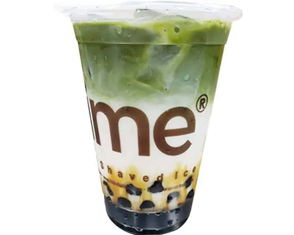 boba-time - Brown Sugar Matcha Milk Tea