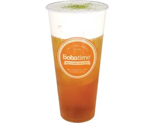 boba-time - Milk Foam Jasmine Tea