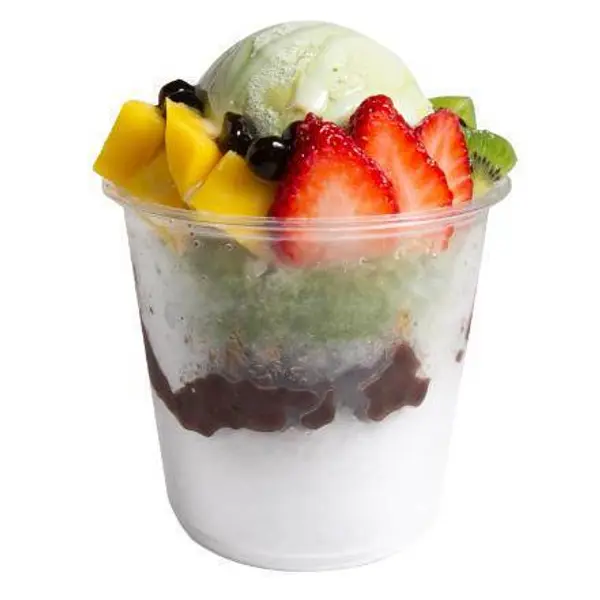 boba-time - Green Tea Bowl Shaved Ice