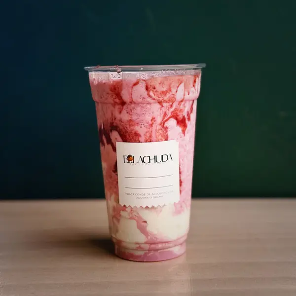 bolachuda - Frappé Morango Aveludado