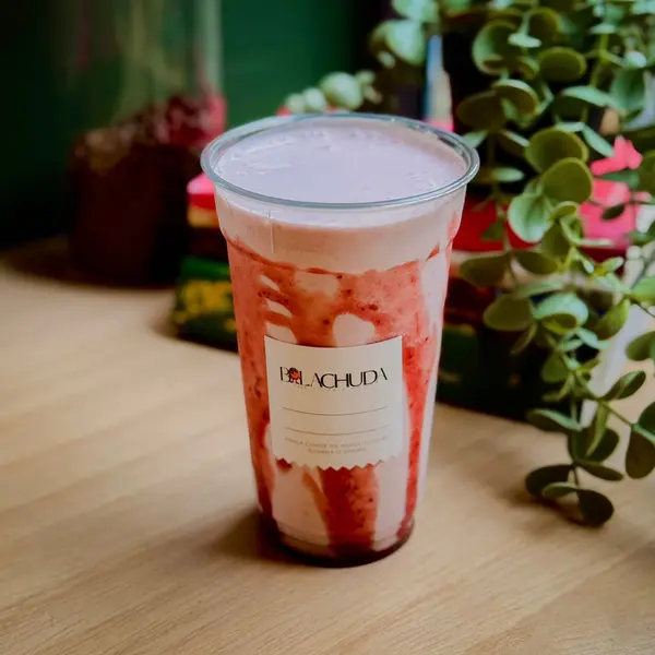 bolachuda - Frappé Morango Aveludado