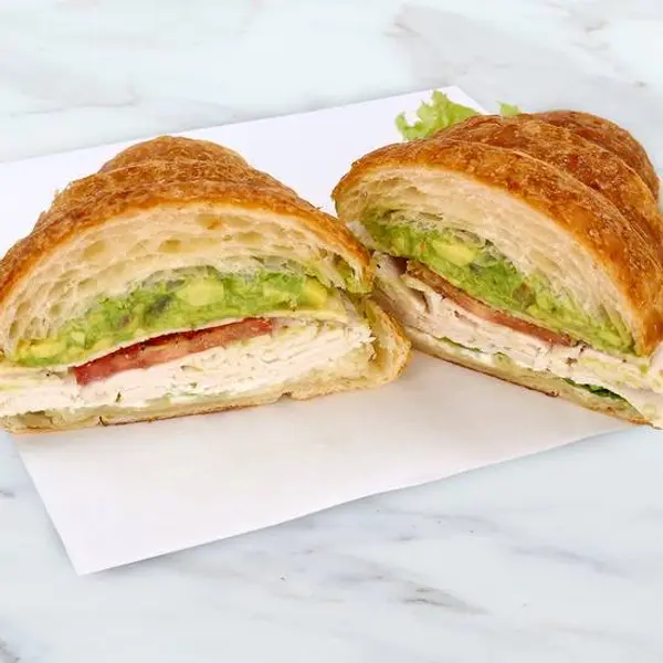 boudin-bakery - Turkey Avocado Sandwich Croissant