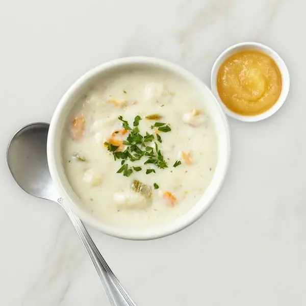 boudin - Cup of Soup with Sourdough Dinner Roll