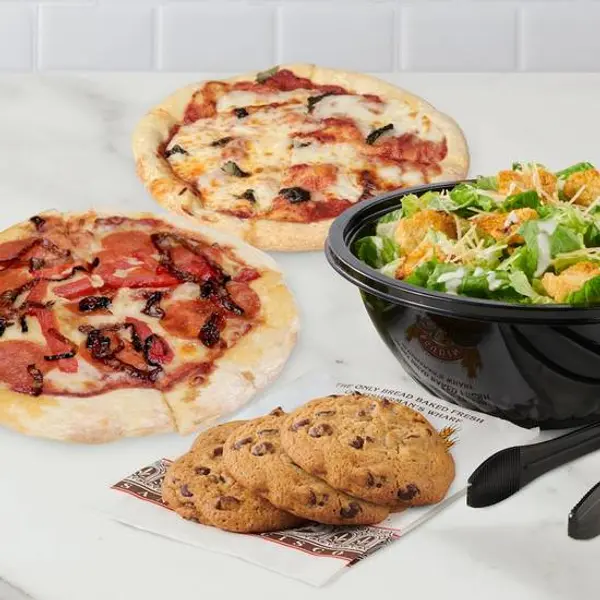 boudin - Pizza and Salad Family Meal for 2