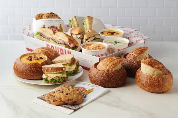 boudin - Bread Bowl Soup and Sandwich Family Meal for 2