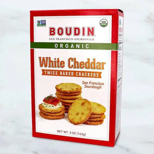 boudin - Sourdough White Cheddar Twice Baked Crackers 5 oz