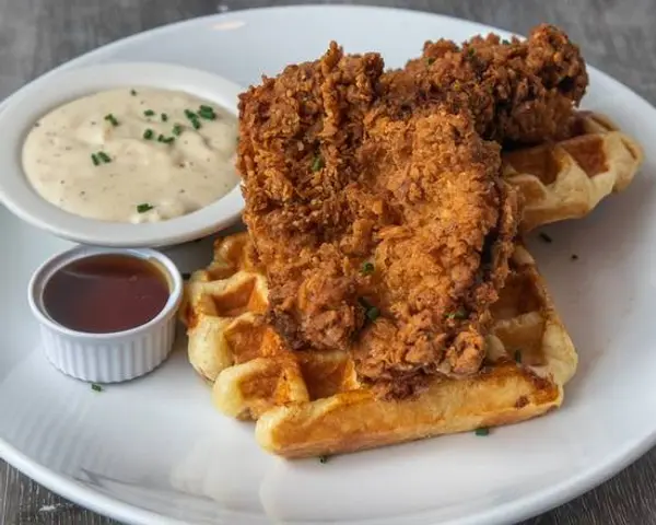 bread-and-ink-cafe - Fried Chicken & Waffles