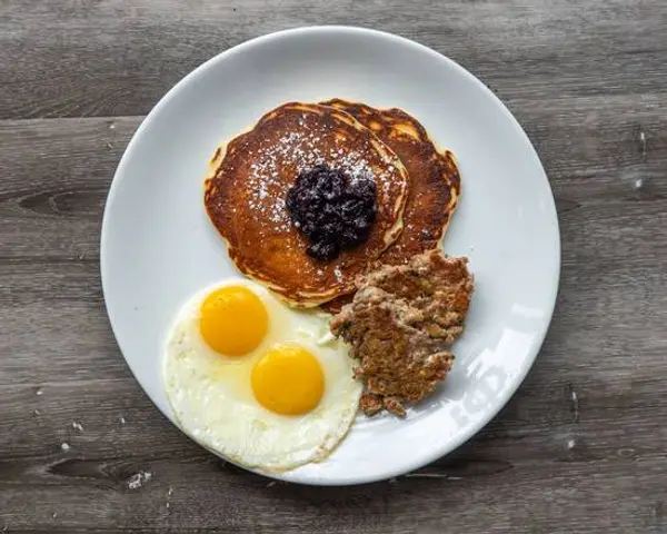 bruces-bbq - Huckleberry Pancakes