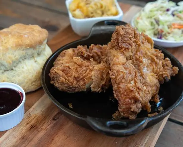 bruces-bbq - Fried Chicken Plate