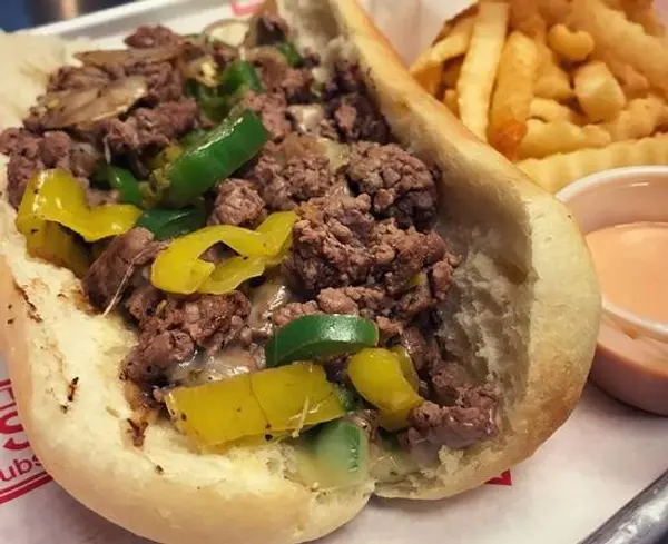 bruchis-cheesesteak-subs - Pepper Steak