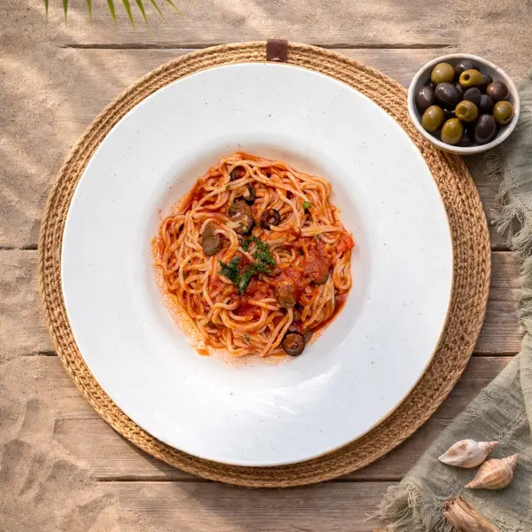 buddha-beachclub - Spaghetti alla puttanesca