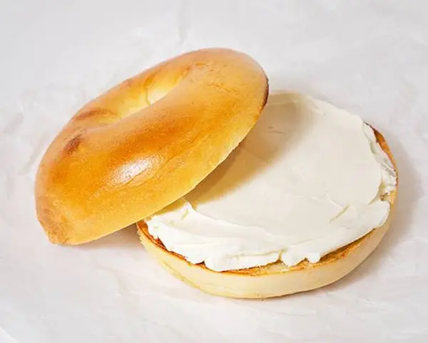 bullseye-bagels-by-cafe-encore - Bagel with Cream Cheese