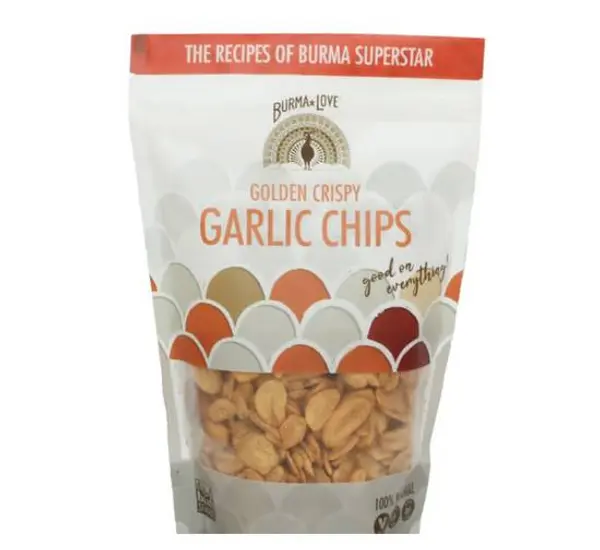 burma-love-downtown - Golden Crispy Garlic Chips