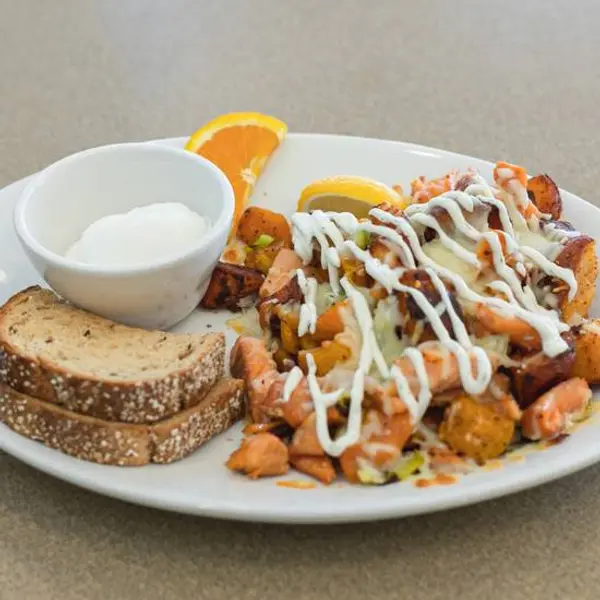 cadillac-cafe - Smoked Salmon Hash