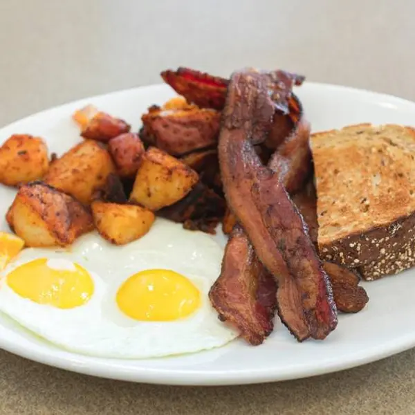 cadillac-cafe - Two Eggs, Cadillac Potatoes & Toast