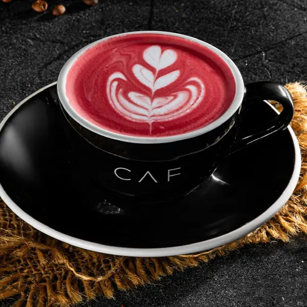 caf-cafe - Hot Red Velvet Latte