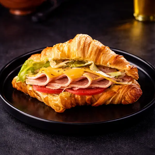 caf-cafe - Turkey Croissant Sandwich