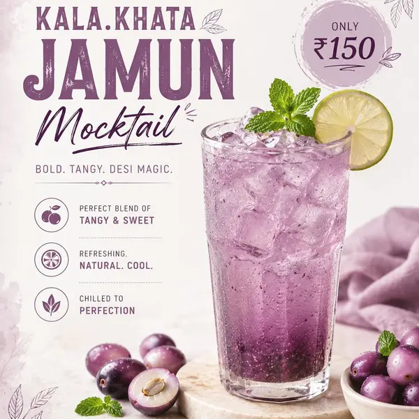 cafe-beans-coffee-shop - KALA KHATA JAMUN MOCKTAIL