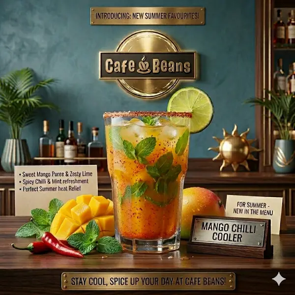cafe-beans-coffee-shop - MANGO CHILLI COOLER